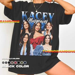 Kacey Musgraves Inspired Tee, Unisex T-Shirt with Kacey Musgraves, Music Enthusiasts Fan Gift, Graphic Tee, Casual Top