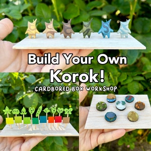 Legend of Zelda Inspired "Build Your Own Korok" Terrarium Figurine - Breath of the Wild, Tears of the Kingdom - Made to Order