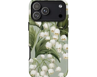 Étui rigide de protection pour téléphone Lilly of the Valley pour iPhone