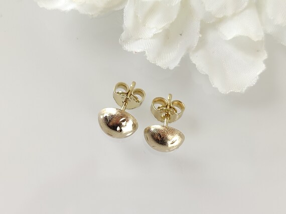 Beautiful gold earrings 333 - image 10