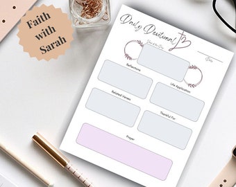 Daily Devotional Printable Template