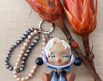 手作りのスカルパンダキーホルダー - Etsy 日本