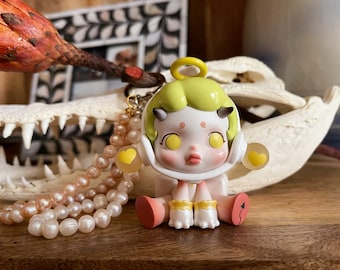 Handmade Skullpanda Keychain - Etsy