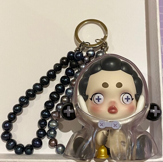 Handmade Skullpanda Keychain - Etsy