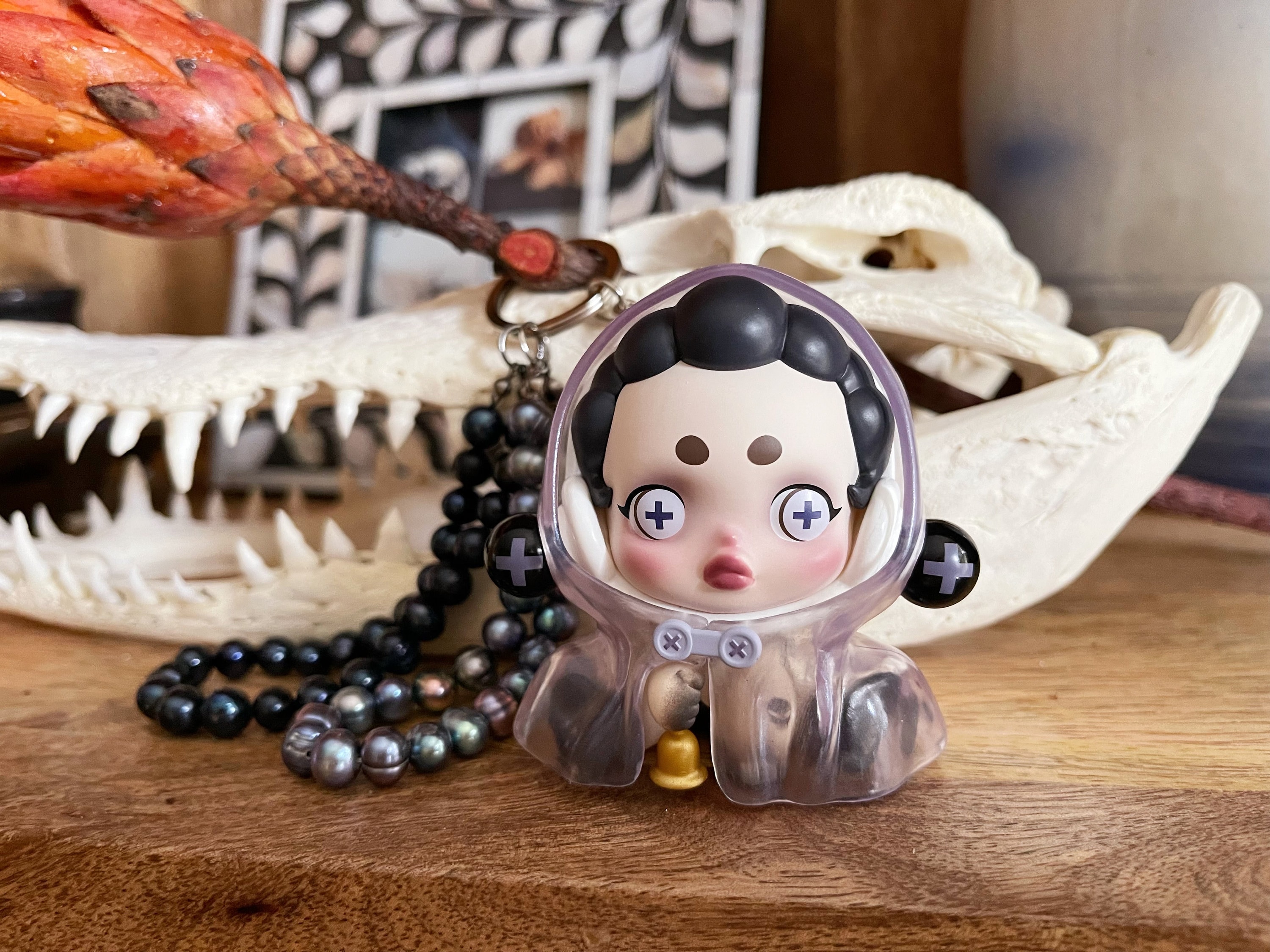 skull panda 2点　キーホルダー Handmade Skullpanda Keychain - Etsy