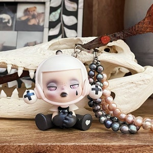 手作りスカルパンダキーホルダー - Etsy 日本