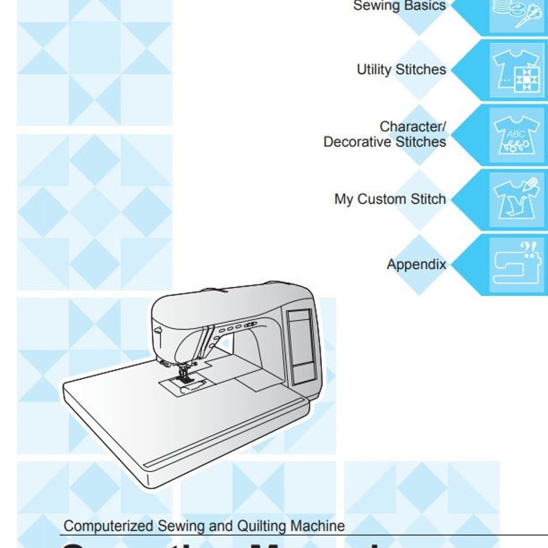 Brothers sewing machine manual