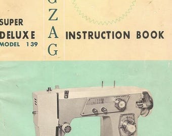 Stitchmaster Super Deluxe 139 142-B 142B Zig Zag Dressmaker
