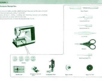 Janome New Home Memory Craft 6000 Instruction Manual in English