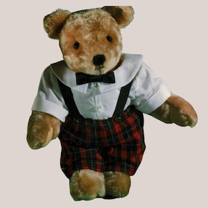 16" BAB Teddybear Boy Girl Build A Bear Sewing Outfits PDF Pattern Shirt Skirt Kilt Trousers Jumpsuit Pants Clothes Pattern Instant Download
