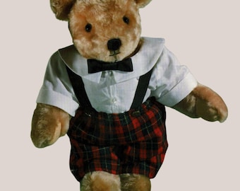 16" BAB Teddybear Boy Girl Build A Bear Sewing Outfits PDF Pattern Shirt Skirt Kilt Trousers Jumpsuit Pants Clothes Pattern Instant Download
