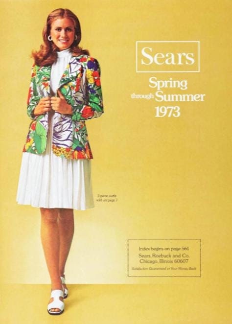 1973 Sears Spring Summer Fall Winter Catalogs Wish List PDF Instant ...