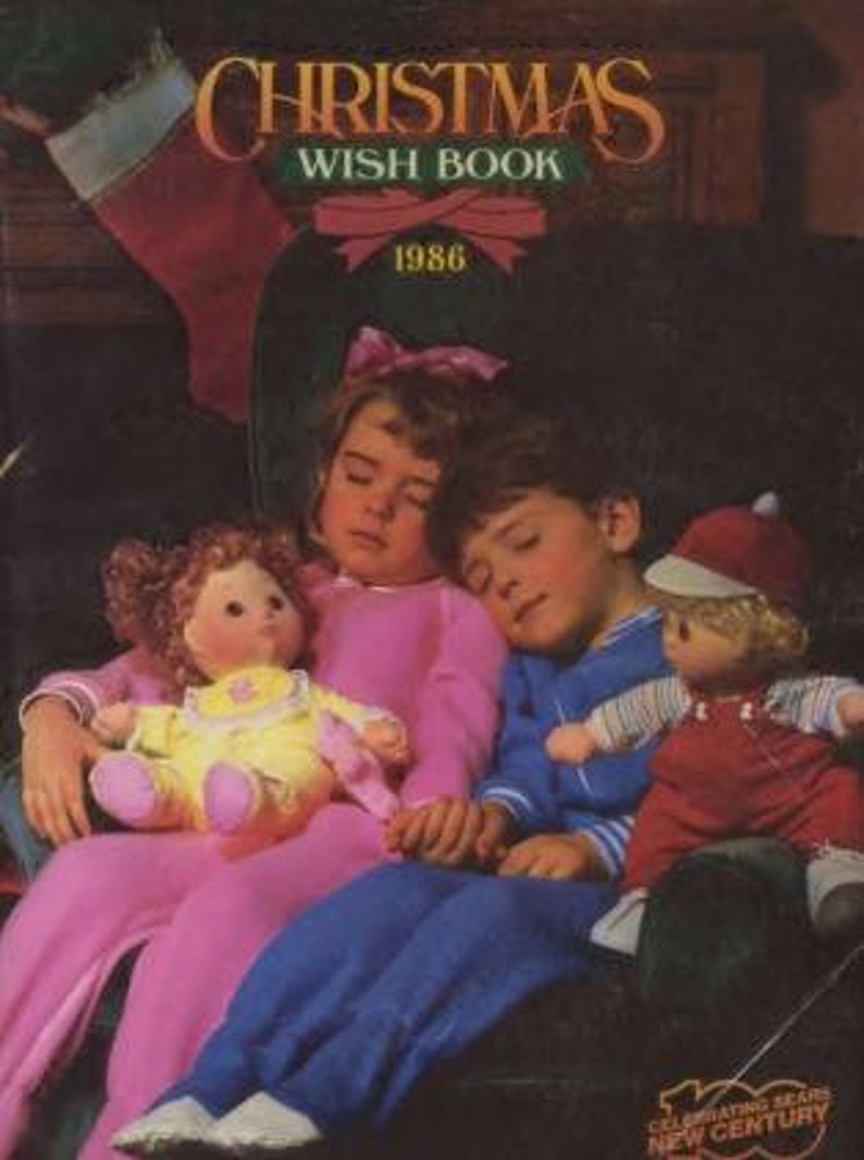 1986 Sears Christmas Wish Book Catalog Toy PDF Vintage Digital Instant