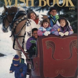 1991 Sears Weihnachtskatalog Spielzeug Wunsch Buch PDF Vintage Digital Sofortiger Download Retro Scan Sublimation Handwerk Junk Journals und Scrapbooking