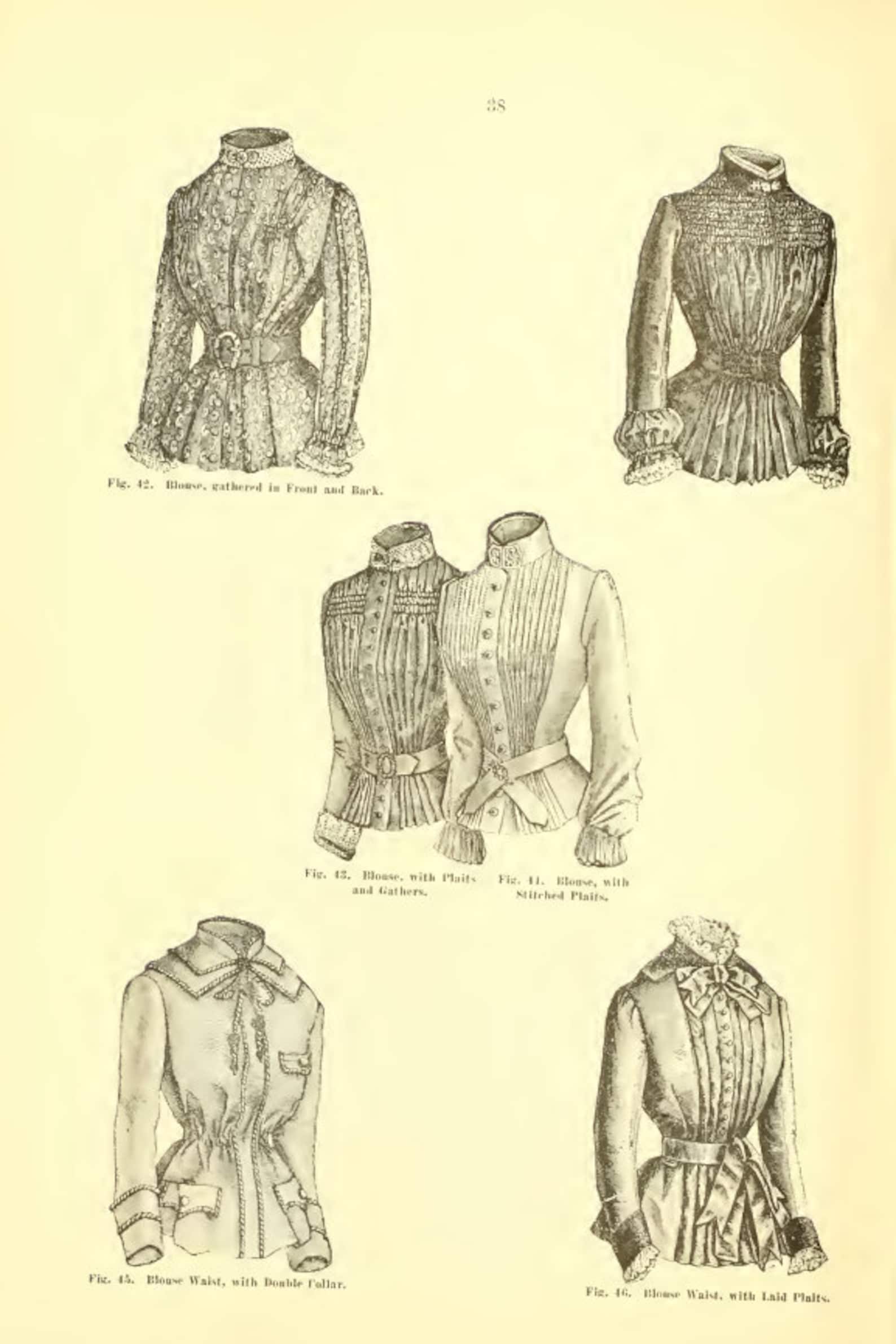 Victorian Dress Pattern PDF Costumes Theatre Patterns Hecklinger's ...