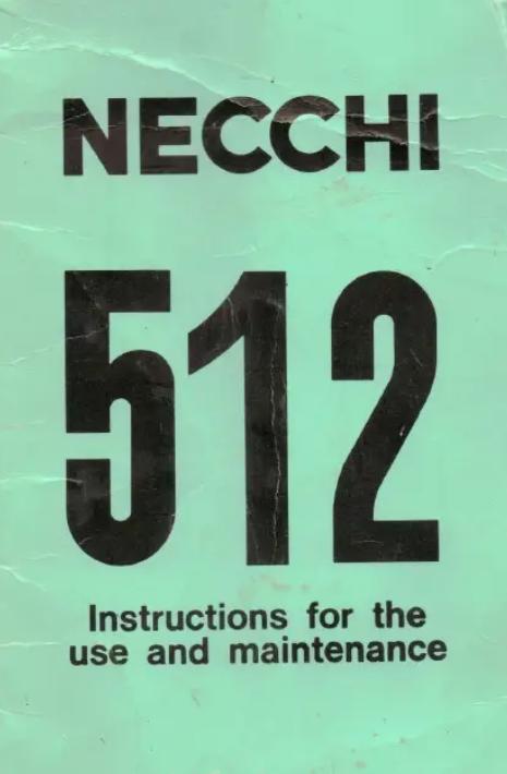 Necchi Supernova 512 535 536 537 Julia 534 Manual Sewing Machine