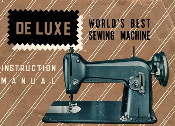Anker RZ Sewing Machine Vintage Manual PDF Bundle Download Instant
