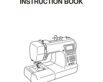Janome - New Home MC5200 Sewing Machine Instruction Manual Instant Download Retro Scan