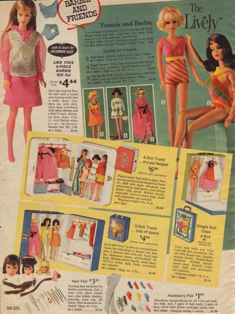 1969 Sears Christmas Wish Book Catalog Toy PDF Vintage Digital Instant