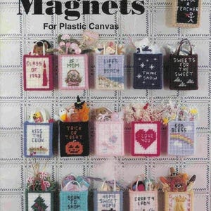 27 Mini Totes, Bolsas de Regalo Elegantes, Imán para Bolsas, Vacaciones, Plástico, Lona, San Valentín, Ángel, Gato, Primavera, Navidad, Pascua, Otoño, Halloween, Invierno, PDF
