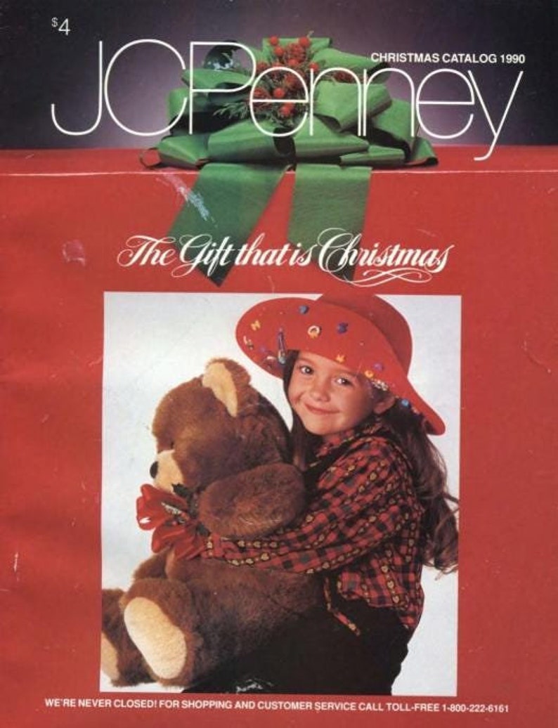 1990 Christmas Catalog Jcpenney Wish List Wishbook PDF Vintage Digital