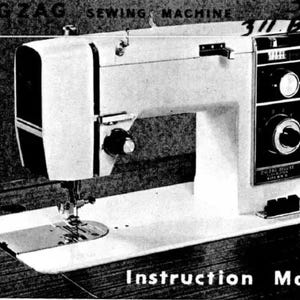 White 301 311 762 Domestic 762 Zig Zag Sewing Machine Manual PDF Download Vintage PDF Download User Manual - Complete User Guide