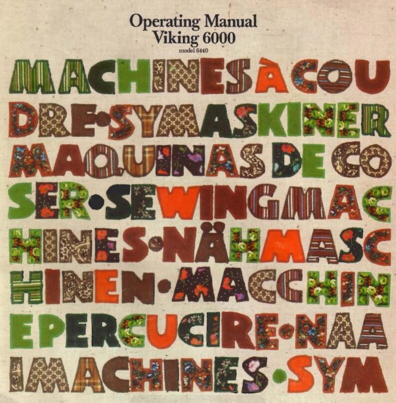 Manuale di istruzioni per la macchina da cucire Husqvarna Viking SL6000 6000 6440 in formato PDF. Manuale di riparazione e guida utente completa e ricercabile in formato PDF (download). immagine 2