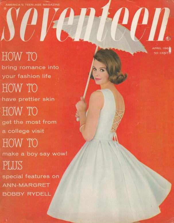 Seventeen magazine 1960s - Etsy 日本