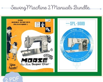 Morse Super Dial Zig Zag SPL-9000 Sewing Machine Manual PDF