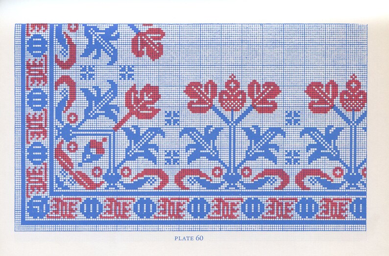 Needlework Font 82 Needlework Alphabets Font Initials and Charted Designs Needlepoint ...
