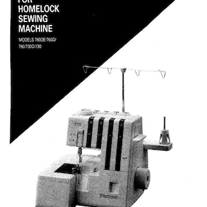 Brother Homelock 760DE 760D 760 730D 730 Instructiehandleiding Vintage pdf Home Lock-handleiding gebruikershandleiding direct downloaden