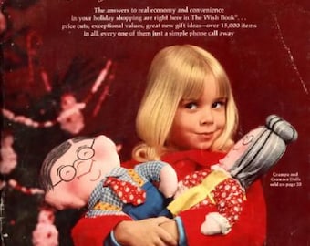 1971 Sears Christmas Wish Book Catalog Toy Wish List PDF Vintage Digital Instant Download Retro Sublimation Crafts Junk Journal Scrapbooking