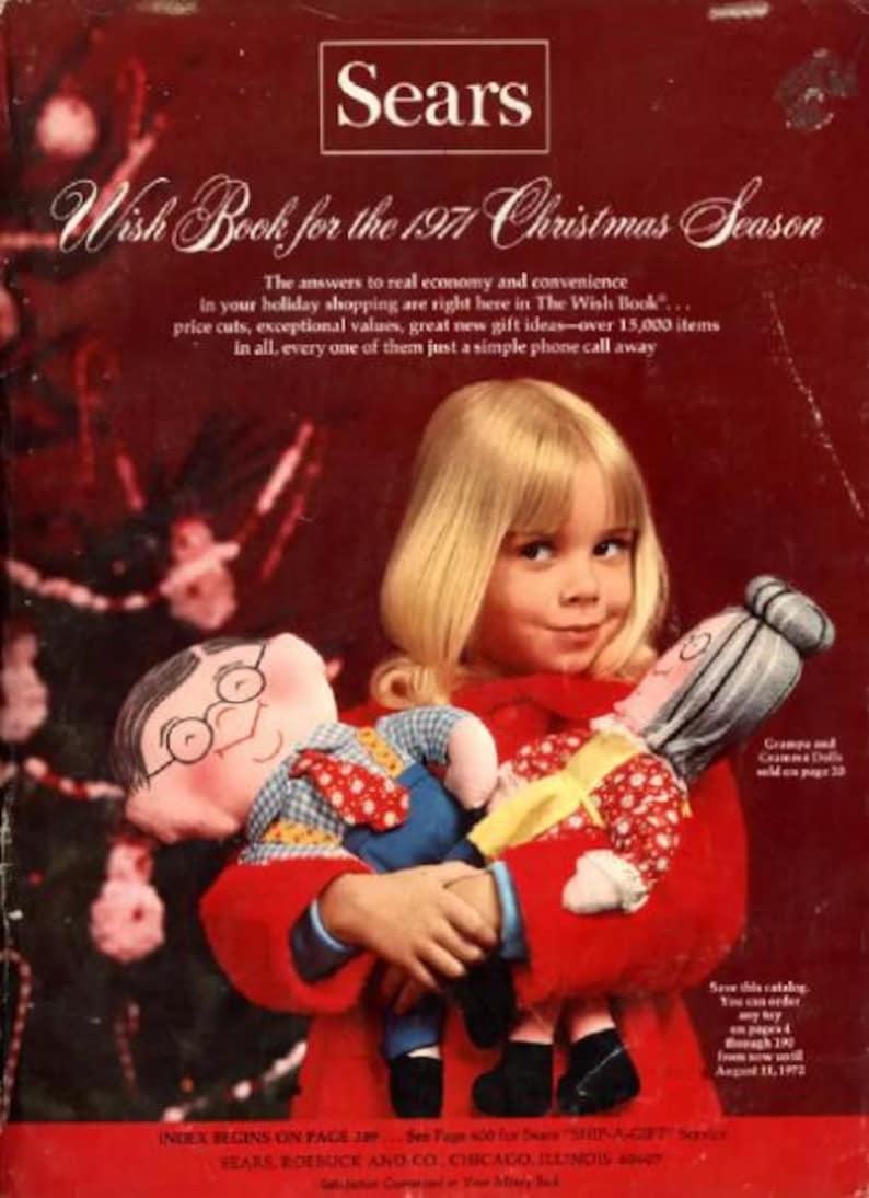 1971 Sears Christmas Wish Book Catalog Toy Wish List PDF Vintage