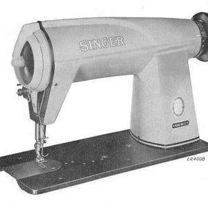 Singer 600W1 Sewing Machine Vintage Service & Instruction Adjusters Manuals in English  PDF Download Instant Download Retro Scan