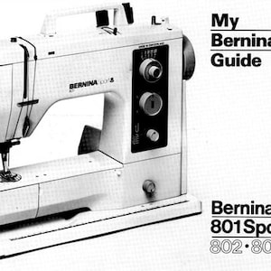 Manuel de la machine à coudre Bernina Sport 801 802 803 Télécharger le PDF vintage Télécharger le PDF vintage Télécharger le manuel d'utilisation - Guide d'utilisation complet
