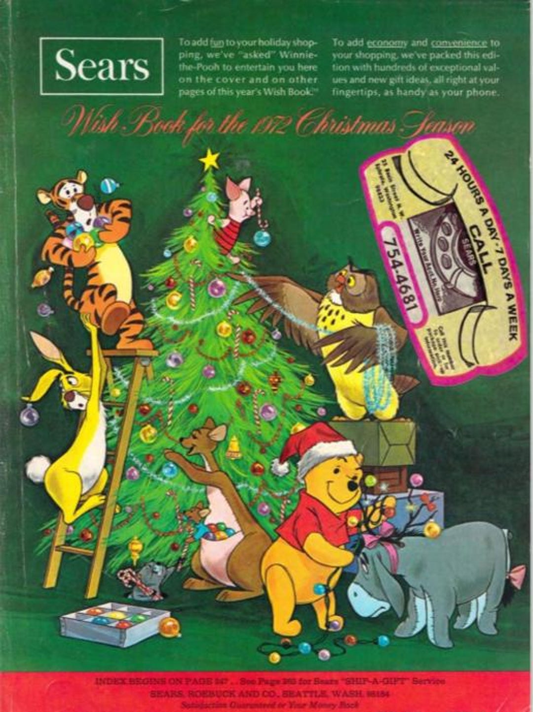 1972 Sears Christmas Catalog Wish List PDF Vintage Digital Instant