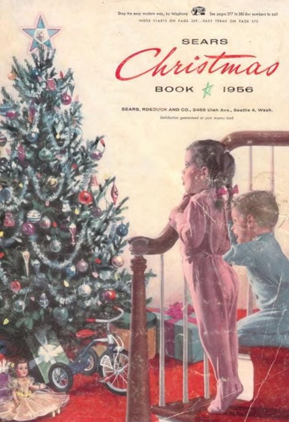 1956 Sears Christmas Catalog Toy Wish Book Wish List PDF Vintage