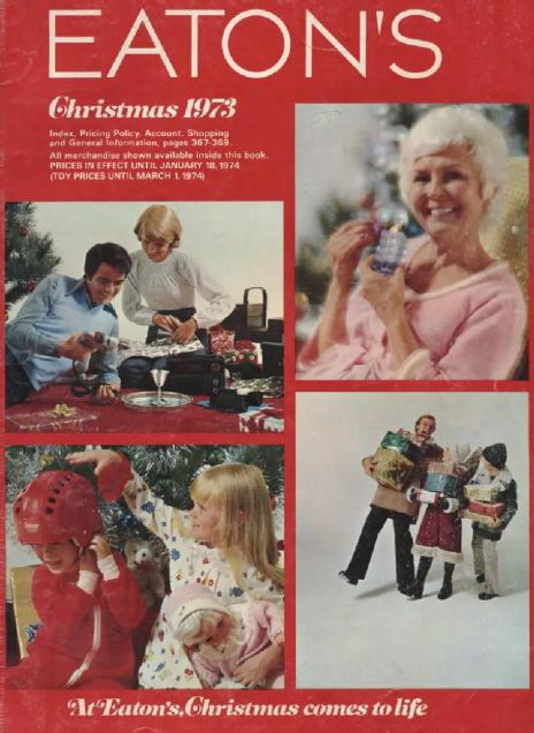 1973 Eatons Christmas Wish Book Catalog Wishlist Toy Eaton's PDF