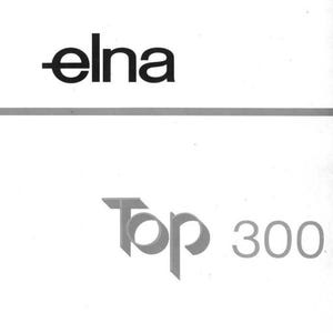 May include: A white background with the black text "elna" at the top, and the text "Top 300" in gray below. The word "elna" is in a bold, sans-serif font. The word "Top" is stylized.