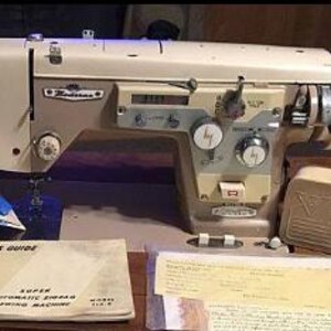 Scarica il PDF manuale della macchina da cucire Aldens 715B 715-B Super Zig Zag Scarica il PDF vintage Manuale per l'utente - Guida per l'utente completa