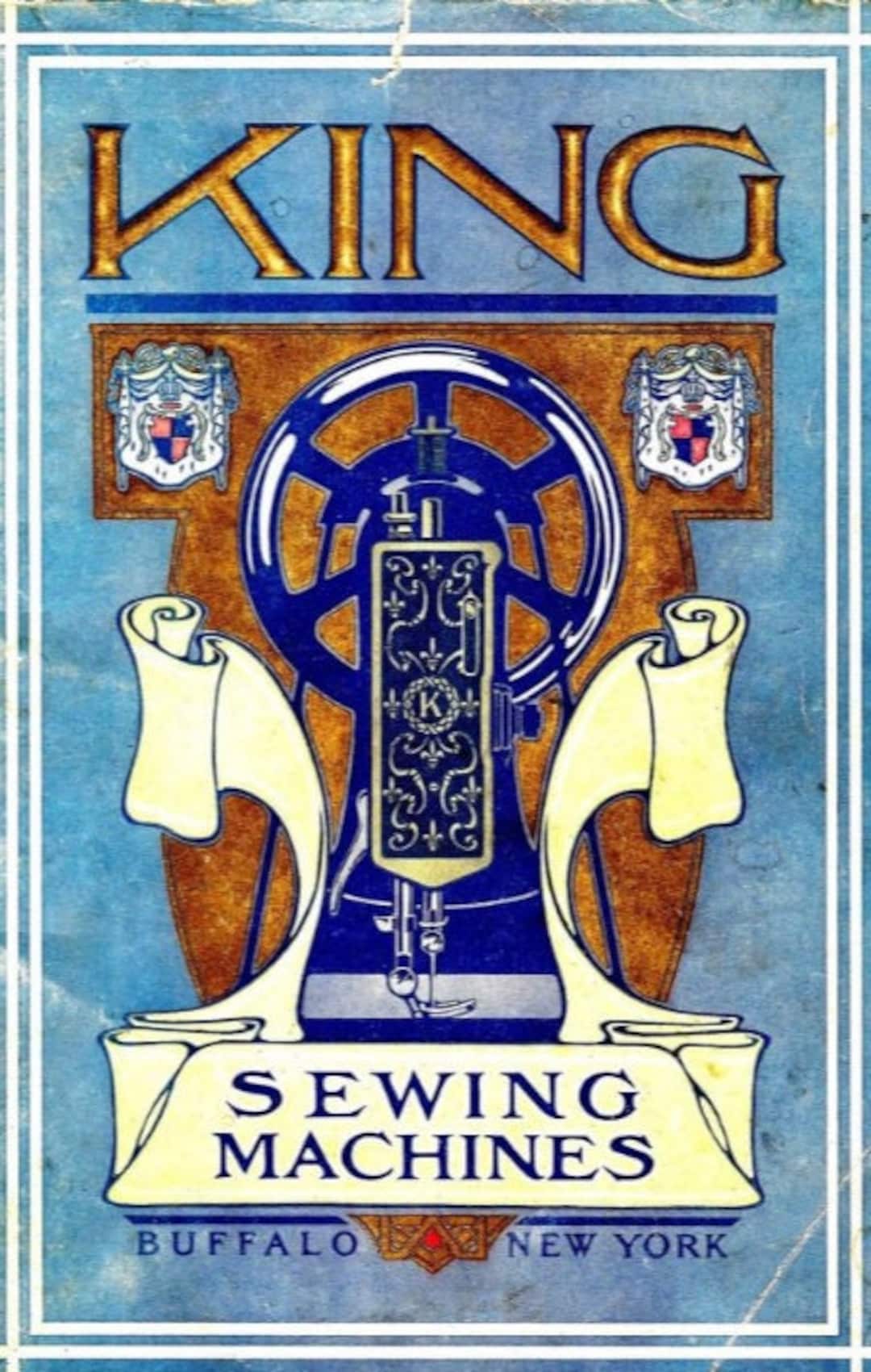 King Sewing Treadle Foot Powered Sewing Machines Manual Pdf Download ...