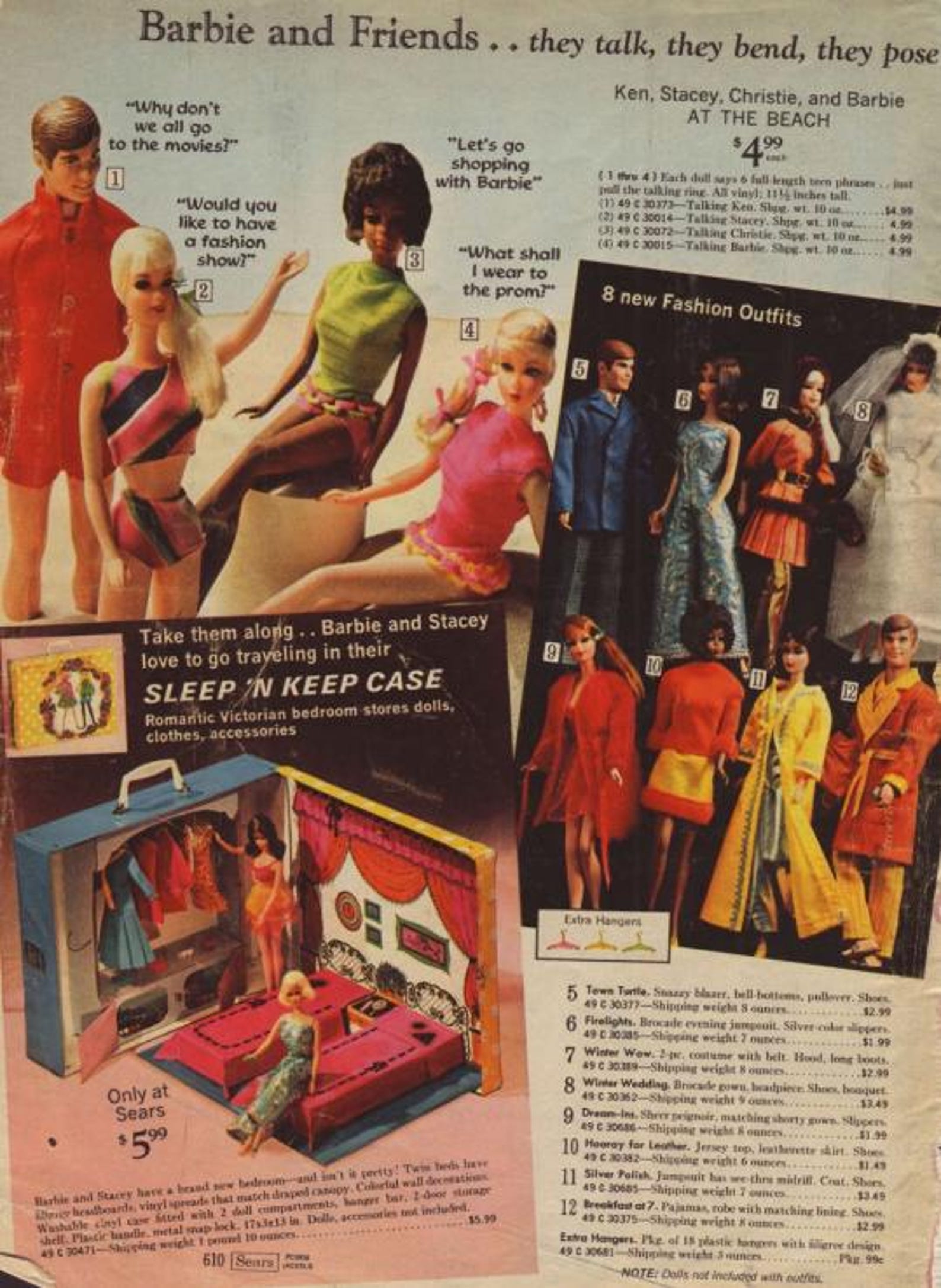 1969 Sears Christmas Wish Book Catalog Toy PDF Vintage Digital Instant