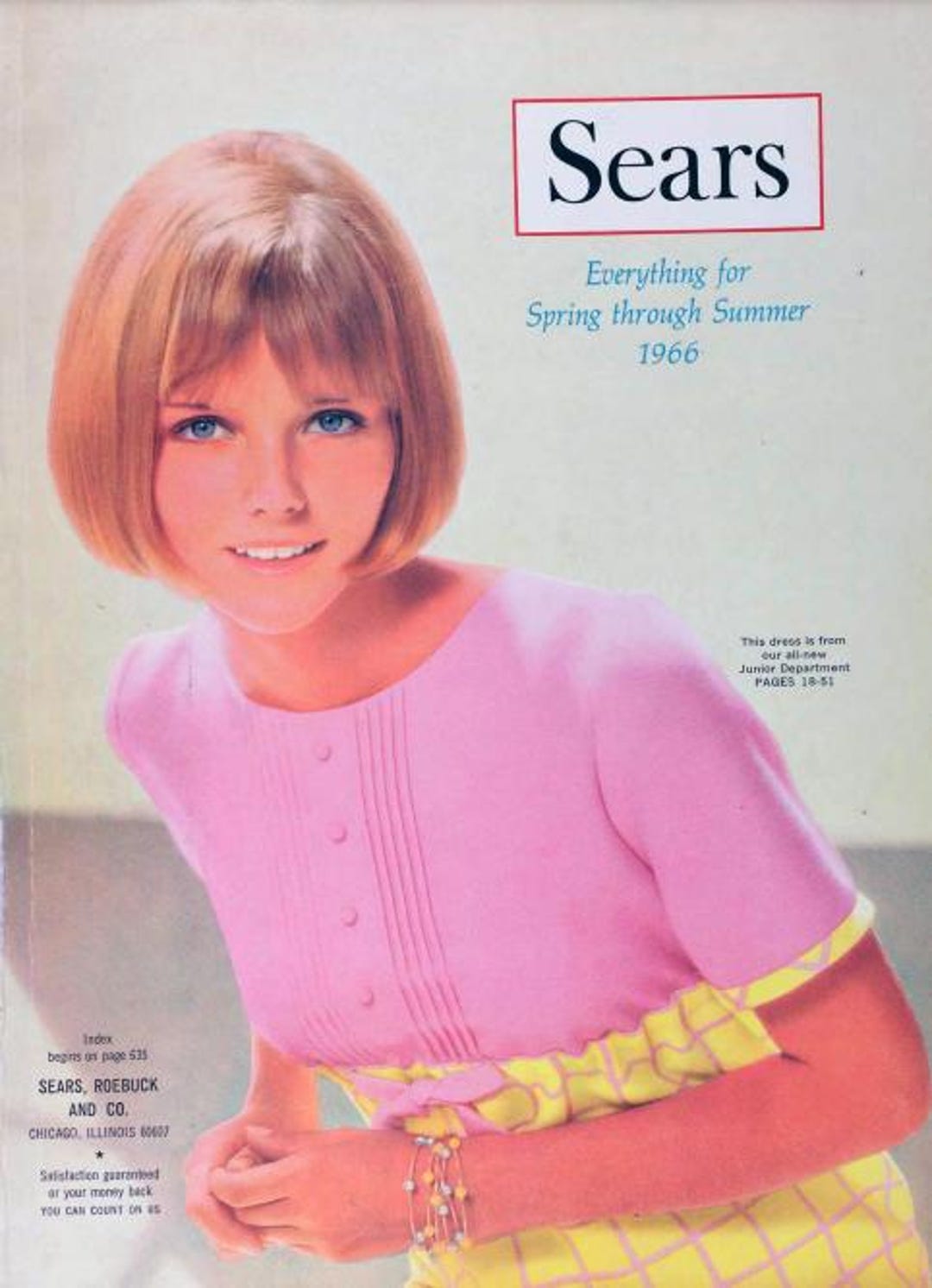 1966 Sears Spring Summer Fall Winter Catalogs Lookbook Wish List PDF