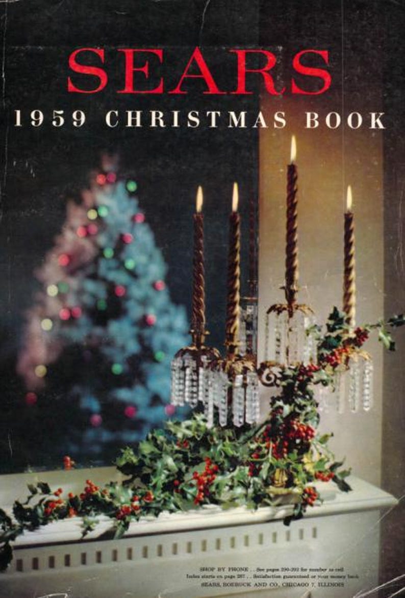 1959 Sears Christmas Catalog Toy Wish List Wishbook PDF Vintage Digital