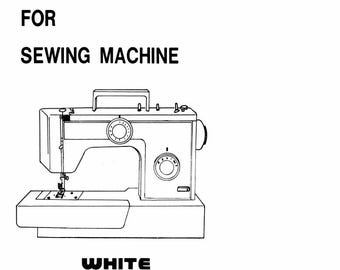 White 1766 Sewing Machine Service Instruction Manual Vintage PDF Download- Complete User Guide
