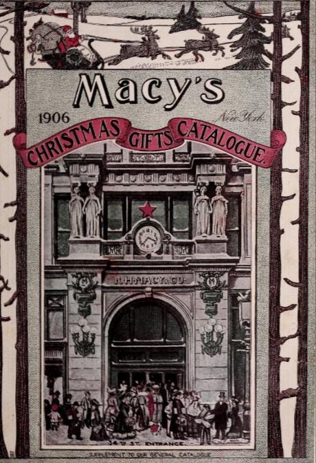 1906 Macys Christmas Gifts Toys and 1911 Spring Summer Catalog Wish List PDF Instant Download Sublimation Crafts Junk Journals Scrapbooking