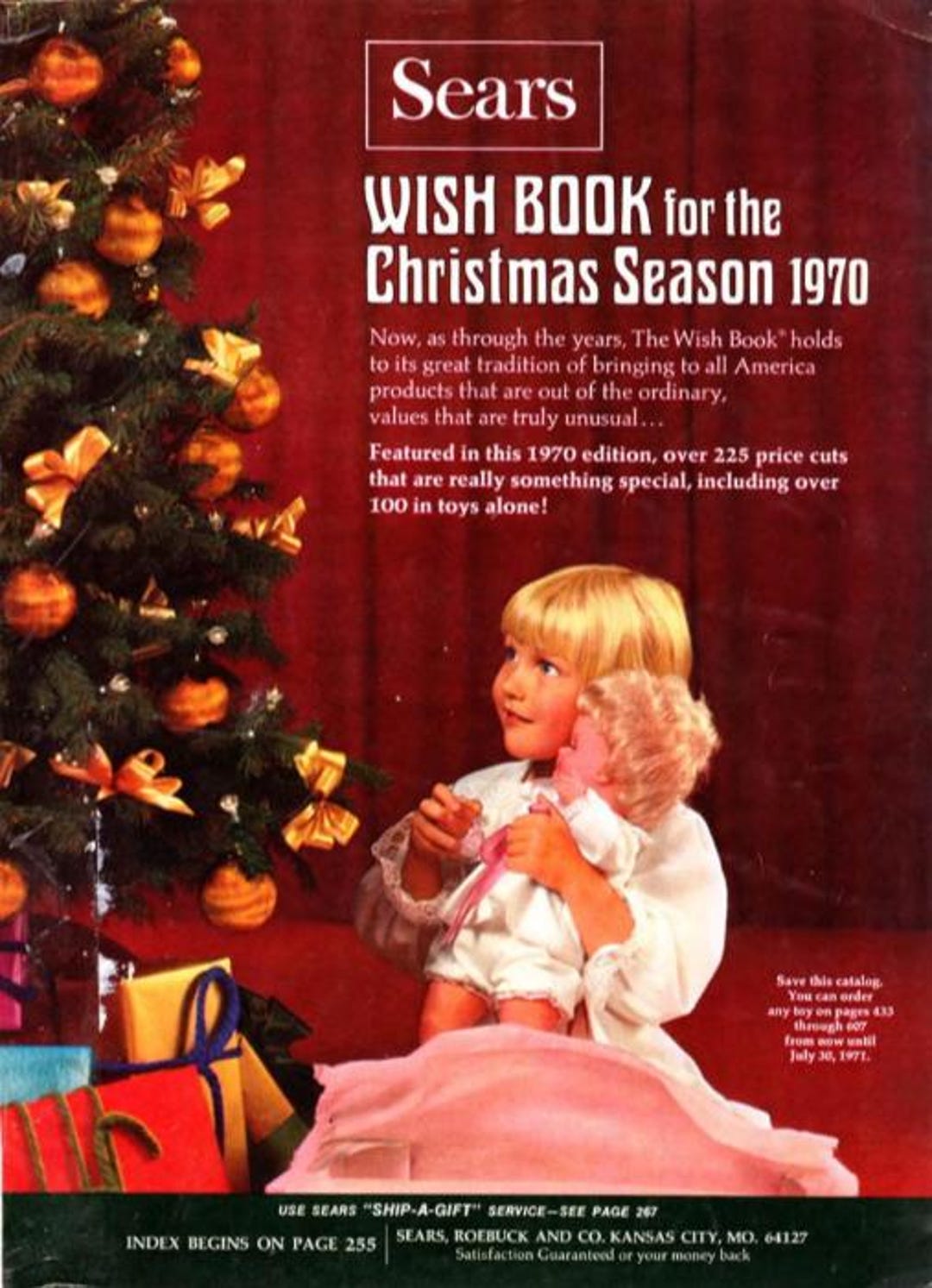 1970 Sears Christmas Wish Book Catalog Toy PDF Vintage Digital Instant