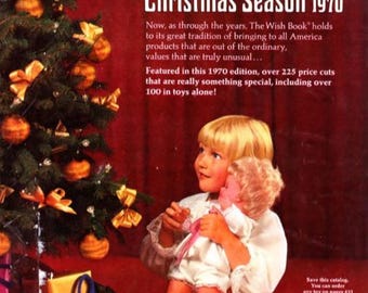 1970 Sears Christmas Wish Book Catalog Toy PDF Vintage Digital Instant Download Retro Scan Sublimation Crafts Junk Journals and Scrapbooking