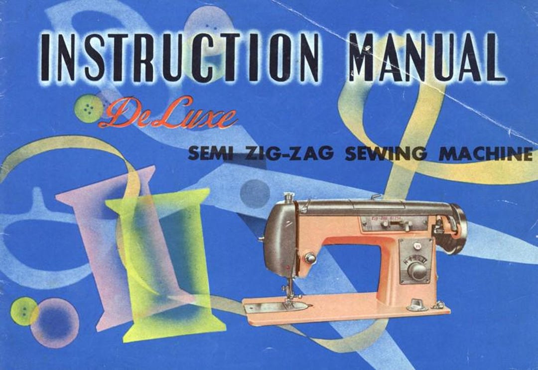 Modernage 940 Super Deluxe 777 Capitol Zig Zag Sewing Machine PDF