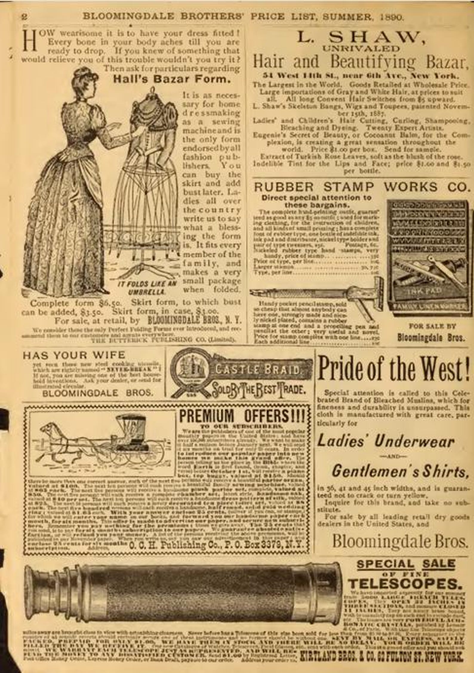 1877 Macys 1890 Bloomingdale Spring Summer Catalog Wish List PDF